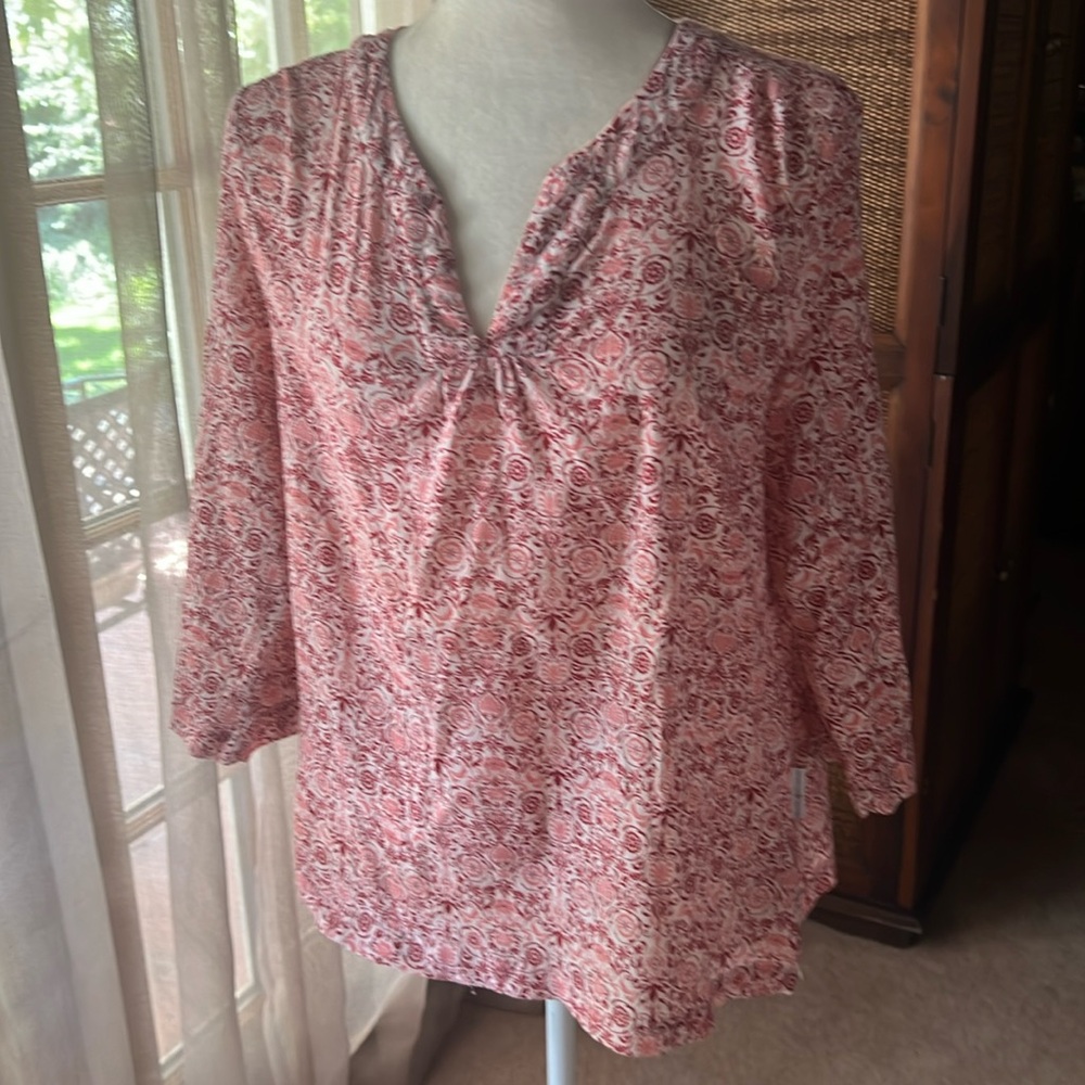 Royal Robbins Pink Floral Print Women's Top